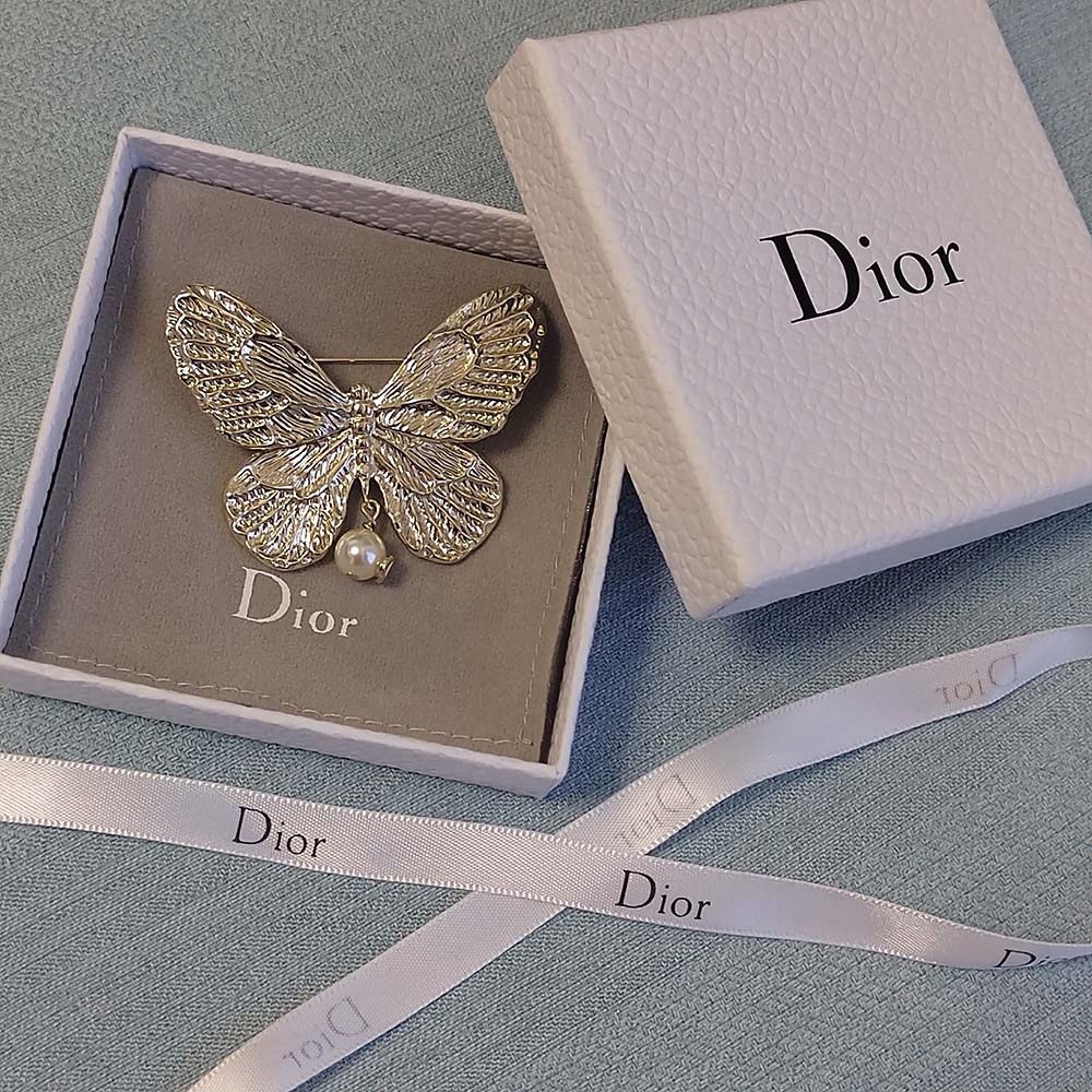 Dior Bumerly Motif Broach